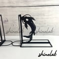 thumbnail image 3 of Shinelab Koi Fish Metal Bookends Decorative Koi Fish Name Bookend Gift, Pet Animal Desk Bookshelf Decor 5162, 3 of 3