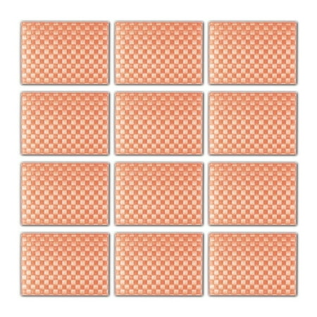 

Saleen Rectangular Placemat (Apricot Set of 12)