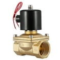 thumbnail image 4 of DN40 1-1/2" Électrovanne Électrique en Laiton à Deux Voies Normalement Fermée 220VAC, 4 of 13