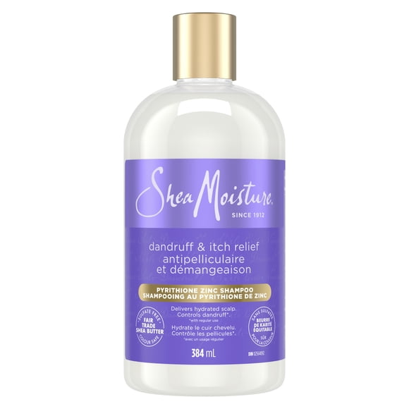 Shampooing au Vinaigre de Cidre & Acide Salicylique SheaMoisture Antipelliculaire Élimine les résidus et favorise un cuir chevelu plus sain, 384 ml