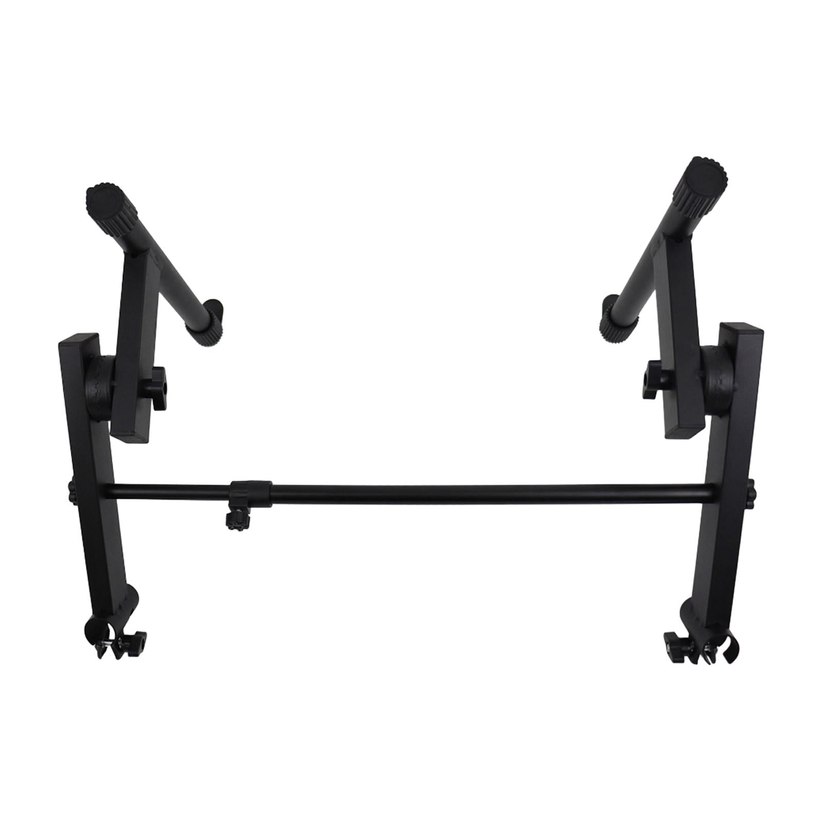 Electronic Piano Stand Keyboard Rack Music Holder Iron Adjustable Width for Home Musicians and Beginners