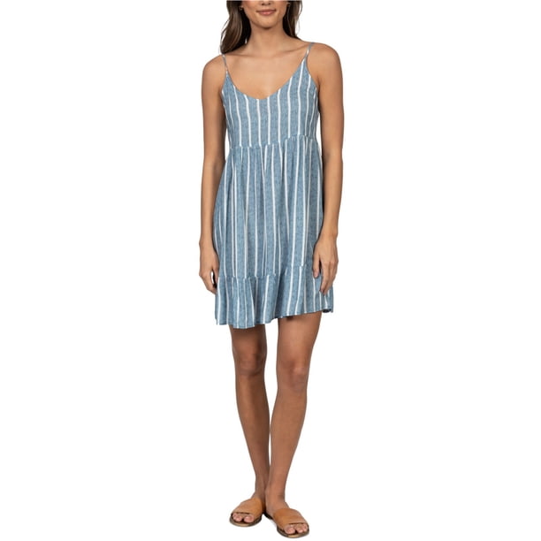 Hurley Dev Vestido acampanado para mujer tessastripe L