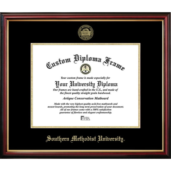 Southern Methodist Petite Diploma Frame