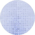 thumbnail image 1 of Ahgly Company Machine Washable Indoor Round Transitional Lavender Blue Area Rugs, 7' Round, 1 of 7