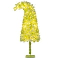 thumbnail image 1 of Costway 5 FT Bendable Christmas Tree with 216 Branch Tips, 80 Warm White LED Lights, 1 of 10