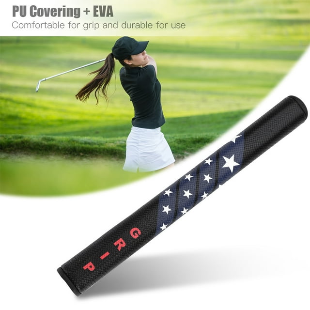 PU Golf Grip, Anti Skid PU Covered Comfortable Golf Club Putter Grip Replacement Accessory