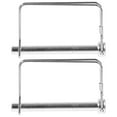 thumbnail image 1 of 2pcs Square Trailer Pins Heavy Duty Pins Locking Coupler Pins Trailers Hitches Pins, 1 of 9