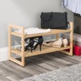 thumbnail image 1 of Bamboo Shoe Rack, 1 of 3