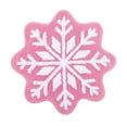 thumbnail image 1 of GUANGHONG 26inch Christmas Snowflake Doormat Snowflake Welcome Mat Non Round Doormat for Home Decoration Extra Thick Blanket Blanket for Sofa Fuzzy Rugs for Kids Room, 1 of 8