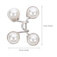 thumbnail image 2 of Miangastore Pince Réglable Blanche 4 Pcs 1.1X0.6In, 2 of 8