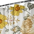 thumbnail image 3 of Waterproof Beautiful Colorful Floral Shower Curtain 72x72 Inch Boho Style Polyester Unique Shower Curtain for Bathroom Hotel Home Decor with 12 Plastic Hooks, 3 of 5