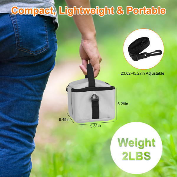 Portable Lightweight Camping Stove, Windproof, 3-Fuel Compatible with Carrying Bag, for Camping/Hiking/Picnics