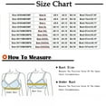 thumbnail image 3 of Xixinqiwan Plus Size Bra for Women,Wireless High Support Gathering Bra Push Up Bra Underwear Women Lifting Bras, 3 of 9