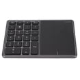 thumbnail image 1 of Numeric Keypad with Touch Screen, 2.4G 22 Keys 2 Connection Ways, Lightweight Portable Type C ABS Mini Number Pad, External Keypad Financial Keyboard, 1 of 8