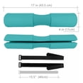 thumbnail image 2 of Cojín Protector de Barra MDFitness Almohadilla Azul Menta Olimpico o Universal, 2 of 7