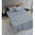 thumbnail image 2 of Thermal Solid Bed Sheets Set Queen Size Piece Flannel Fleece Bedding Sheet Set with Deep Pocket Super Soft Cozy Breathable, 2 of 5