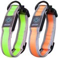 thumbnail image 2 of Light up Dog Collar Adjustable Rechargeable Glowing Pet Collar Dog Safety Light, 2 of 10