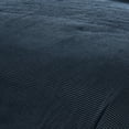 thumbnail image 5 of Lush Decor Arden Ribbed Corduroy Comforter 3 Piece Set Full/ Queen Navy - Blue Bedding Set - Soft Velvet Comforter - Teen Bedding - Retro Decor, 5 of 11