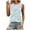 Sky Blue Tank Top for Women _g, variant on GNFQXSS Womens Crew Neck Tank Top Color Block Sleeveless Tunic Casual Streetwear Lightweight Flowy Summer Top Black L