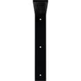 thumbnail image 3 of Ekena Millwork 2"W x 12"D x 12"H Hamilton Steel Bracket, Powder Coated Black, 3 of 11