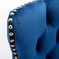 thumbnail image 3 of Swivel Velvet Barstools Adjusatble Seat Height from 25-33 Inch,Modern Upholstered Bar Stools with Backs Comfortable Tufted for Home Pub and Kitchen Island,Set of 2, 3 of 4