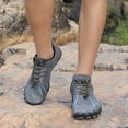 thumbnail image 4 of Zapatos Acuáticos Buceo Transpirables WDOplteas para Vadear Senderismo en el Lago gris Oscuro 41, 4 of 9