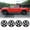 5153-Black Lacquer, variant on 4Pcs 17" Steel Wheel Skins for 2014-2018 Chevy Silverado 1500&GMC Sierra 1500,Hubcap for 2019 Silverado 1500 LD&GMC Sierra 1500 Limited,Snap-on Installation,Black Matte