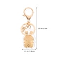 thumbnail image 2 of 5pcs Adorable Year of the Rabbit Keychain Bag Purse Pendants Bunny Keychain, 2 of 9
