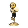 thumbnail image 2 of estatua del , estatua escultura figurilla decoración,figuritas de estatuas de decoración de escritorio de mesa para el hogar,escultura de resina Night Light boda Dorado mayimx estatua del astronauta, 2 of 7