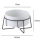 thumbnail image 2 of Laklulu Cuencos elevados para gatos de interior – Cuenco de comida y soporte para gatos y perros con soporte de alambre de metal elevado, 2 of 5