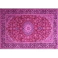 thumbnail image 1 of Ahgly Company Indoor Rectangle Medallion Pink Traditional Area Rugs, 2' x 5', 1 of 4