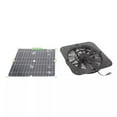 TUMALL Greenhouse Solar Panel Powered Exhaust Fan Solar Powered Attic