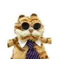 thumbnail image 2 of Tabby Stuffed Animal Orange Fat Cat Plush  The Sir Edition with Tie and Sunglasses, Snuggly Soft Funny Looking Cat Toy for Kids and Adults – Pillow Time Buddy, Decoration (Small-11 inch), 2 of 5