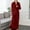Red, variant on SCSAlgin Womens Robes Warm Plush Winter Robe, Zip up Long Fleece Bath Robes Female, Zipper Bathrobes for Women