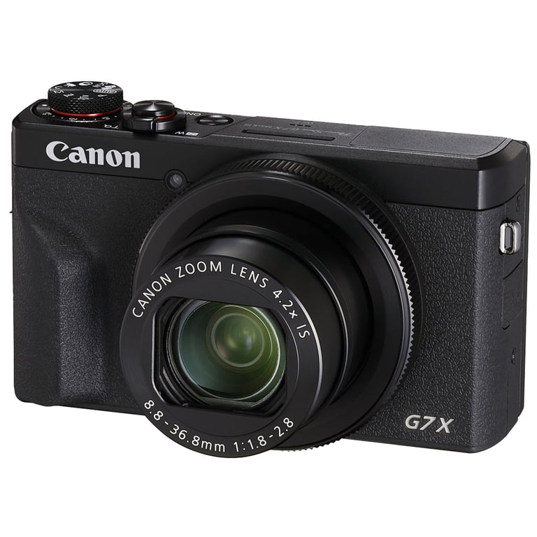 Canon PowerShot G7 X Mark III Digital Camera (Black) with 4.2x