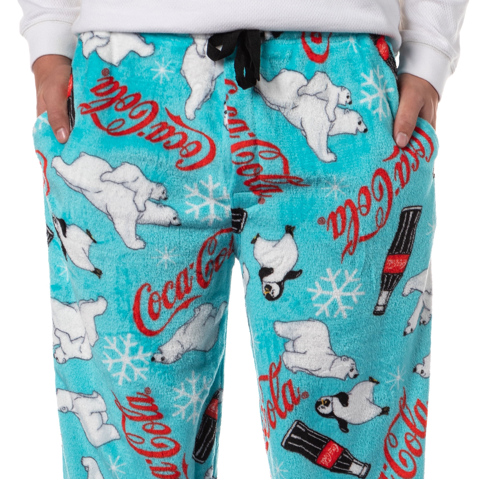 Coca-Cola Pajama Pants Coca-Cola AOP Coke Bottles Polar Bear