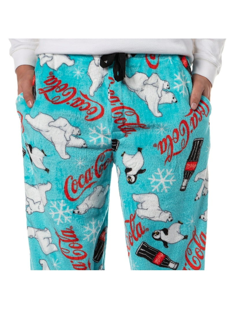 Coca-Cola Pajama Pants Coca-Cola AOP Coke Bottles Polar Bear