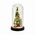 thumbnail image 2 of Glowing Christmas Story Ornament, Cosmody Record A Message Christmas Tree, Tabletop Christmas Tree with Black Base, 2 of 9