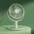 thumbnail image 1 of Shinebella Ventilador de escritorio pequeño de 4 velocidades con fuerte flujo de aire, mini ventilador USB portátil personal, silencioso, rotación de 310 grados, desmontable, fácil de limpiar, ligero,, 1 of 5