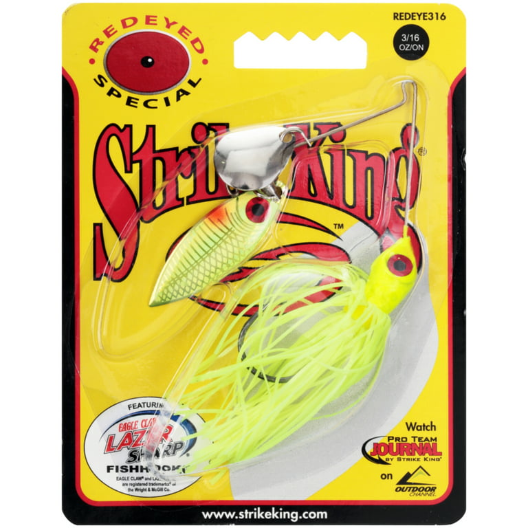 Strike King Red Eyed Special Spinnerbait (3/16oz) Chartreuse