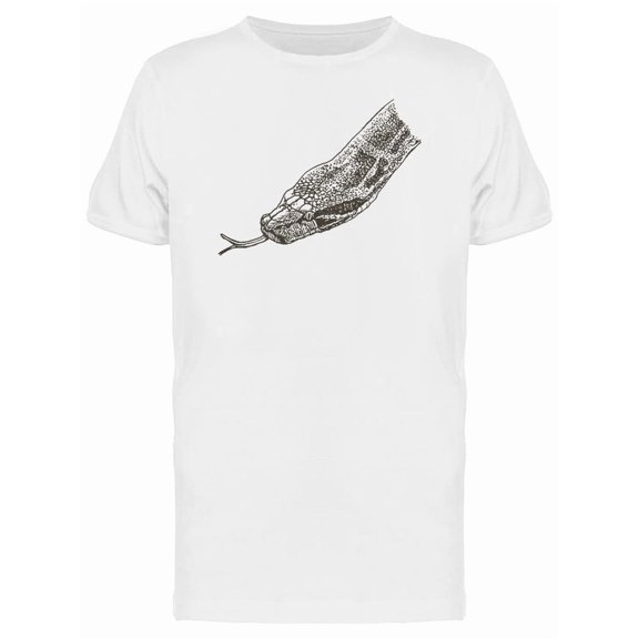 Sketch Of A Python Snake Tee Men's -Image by Shutterstock