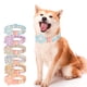 thumbnail image 3 of Collar de perro con correa de flores, Collar de perro de algodón ajustable, Collar seguro suave para mascotas, Collar de perro para niña, flor Ormromra CPB-US-YY358-2, 3 of 5