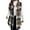 001_Camel, variant on JGNGSHN Women's Christmas Flannel Plaid Vest Casual Cardigan Fall Winter Sleeveless Blazer Jacket Long Shacket Vests
