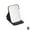 black, variant on Desktop Stand Mirror Pu-Leather Fold Makeup Mirror Cosmetic Mirror Folding U5B2