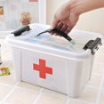 thumbnail image 3 of MesaSe Storage Box Portable Plastic Home Medicine Case Health Care Pills First Aid Kit Storage Box, 3 of 6