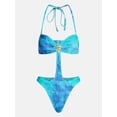 thumbnail image 6 of Hot Girl Summer by Megan Thee Stallion Women's and Women's Plus Miami Blue Monokini One-Piece Swimsuit, Sizes XS-3X, 6 of 6