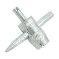 thumbnail image 4 of Unique Bargains 10pcs 4 Way Tyre Tire Valve Stem Core Remover Installer Tool for Car Bike, 4 of 4