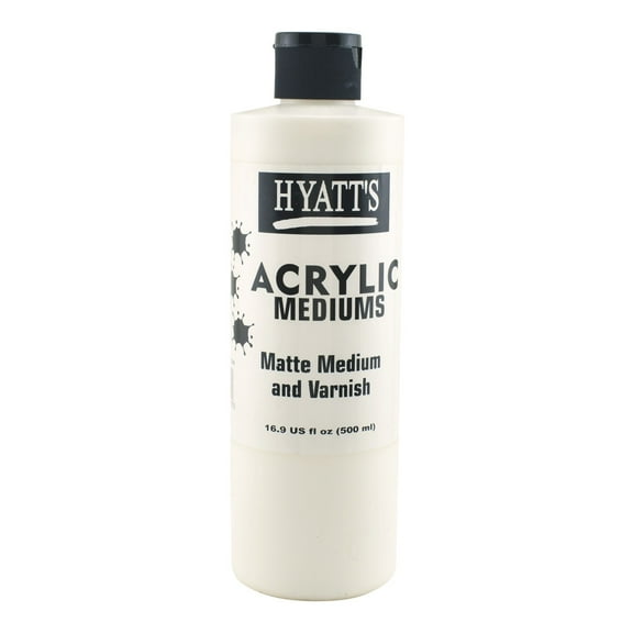 Hyatt's Acrylic Matte Varnish, 16 Ounce Bottle, 1 Each