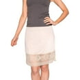 thumbnail image 2 of Half Slips for Women Waist Slip Petticoat Underskirt 24 Inch Long Lace Trim Dress Extender, 2 of 5