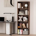 thumbnail image 4 of Costway 2 PCS 5-Tier Freestanding Open Bookshelf with 2 Anti-tipping Devices for Living Room Rustic Brown, 4 of 10